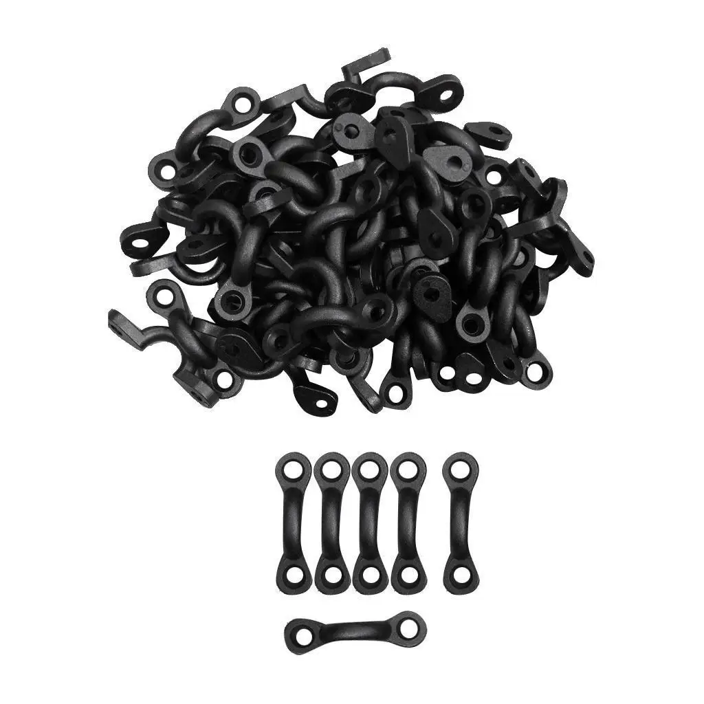Kayak Pad Eye Deck Loop Connect Buckle Boat Buckle Secure Shock Cord for Kayaking Accessories and Gear