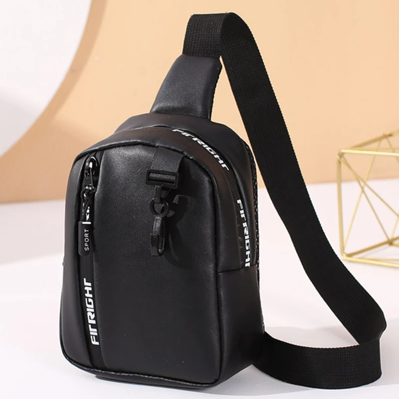 Women Bag Chest Bags Soft PU Leather New Trend Bags Female Crossbody Bag Shoulder Messenger Bags Multiple Pockets Pack Designer