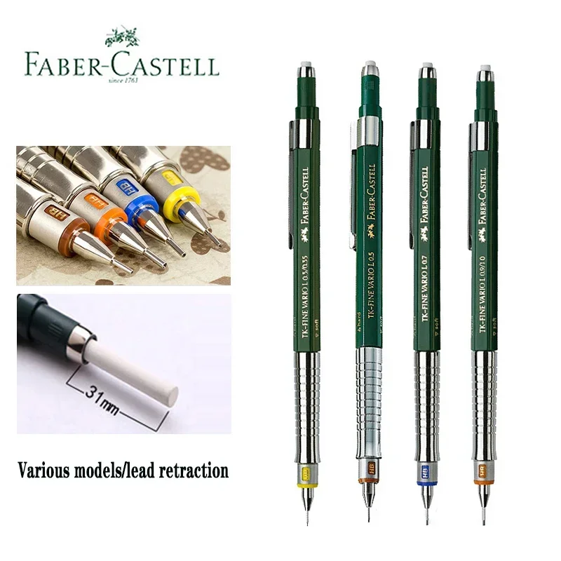 German Faber-Castell Mechanical Pencils TK-Fine Vario Hand-painted Design School Acsesories Back To School Art Supplies