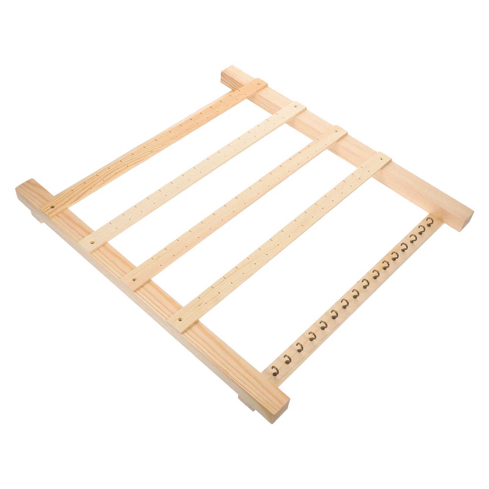 

Clothing Hangers Wall Jewelry Rack Organizer Earring Necklace Holder Display Stand Hanging Wooden Mounted