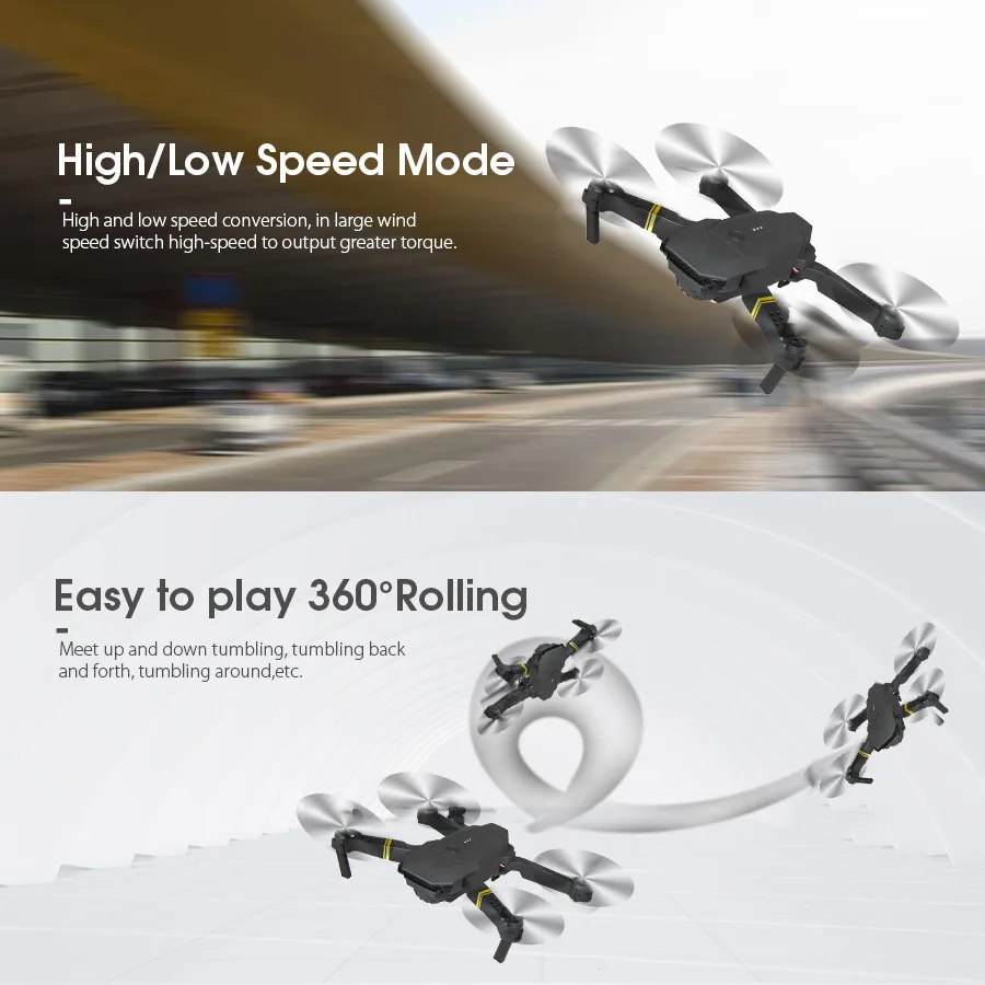 New E88/E58 Professional Aerial Photography Dual Camera 4K HD Drone Wide Angle Obstacle Avoidance RC Quadcopter Toys Gifts