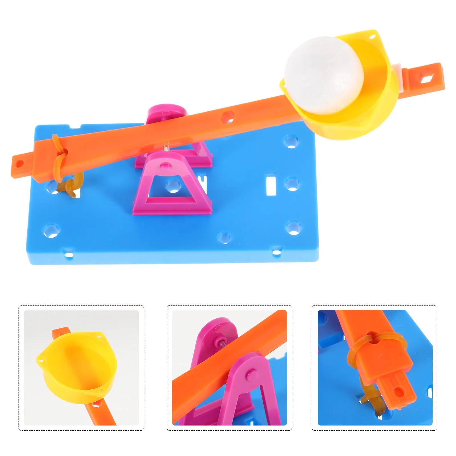 

1Set Science Experiment Kit DIY Catapult Craft for Kids Enhancing Hand Eye Coordination Physics Stem Education