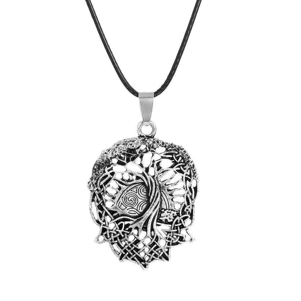 Tree Of Life Necklace Family Tree Slavic Rod Symbol Pendant Viking Amulets Talismans Celt World Tree Pegan Wicca Jewelry