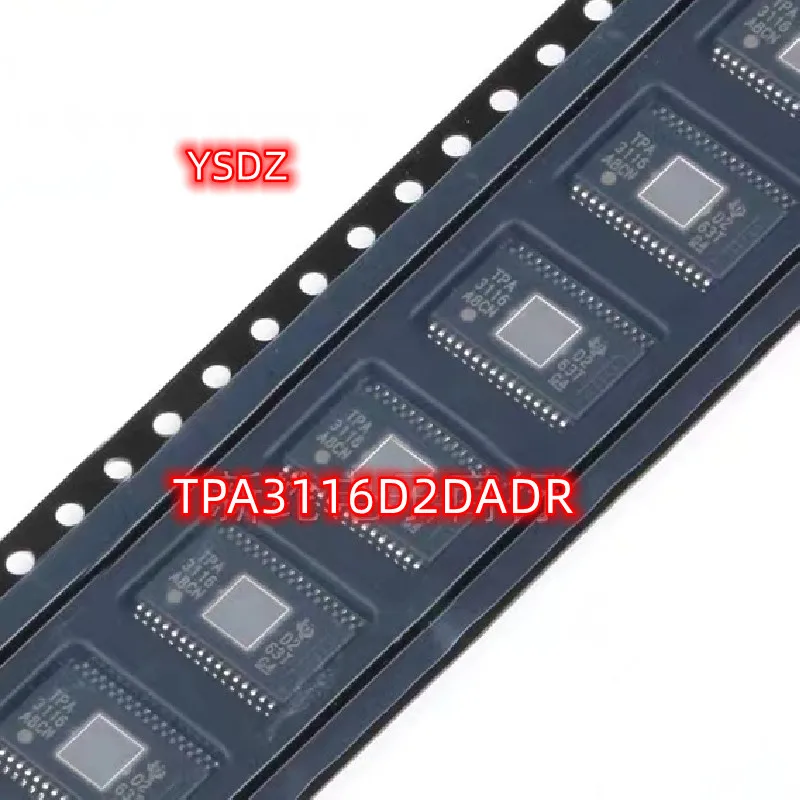 new imported original 10PCS  TPA3116D2DADR TPA3116D2D TPA3116 HTSSOP-32 Class D audio power amplifier chip