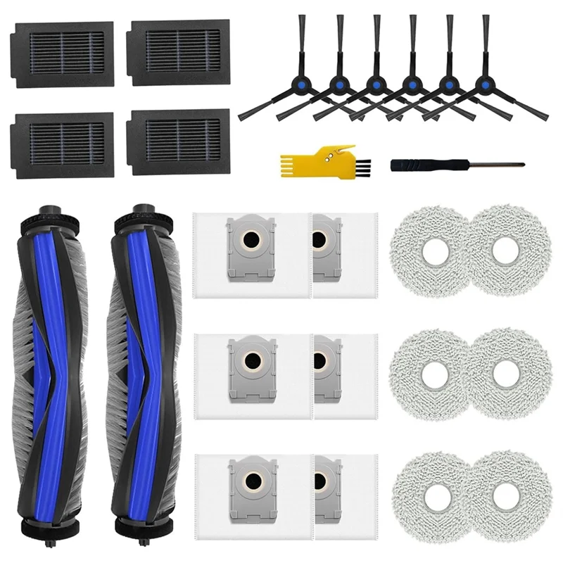 【PASSIONE 】T50 Max Pro Omni Replacement Parts For ECOVACS DEEBOT T50 Max Pro Omni Robot Vacuum Cleaner Accessories Kit