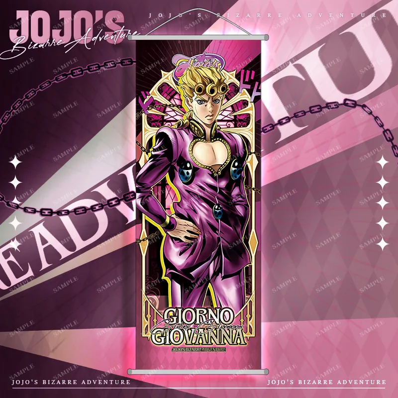 JoJo's Bizarre Adventure Wall Scroll Cartoon Noriaki Kakyoin Poster Wall Decoration Long Scroll Festival Gift Trendy Toys