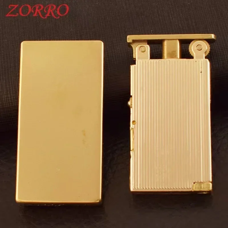 ZORRO Metal Creative Elevator Kerosene Lighter Classic Grinding Wheel Ignition Limited Quantity Laser Carving Collection Lighter