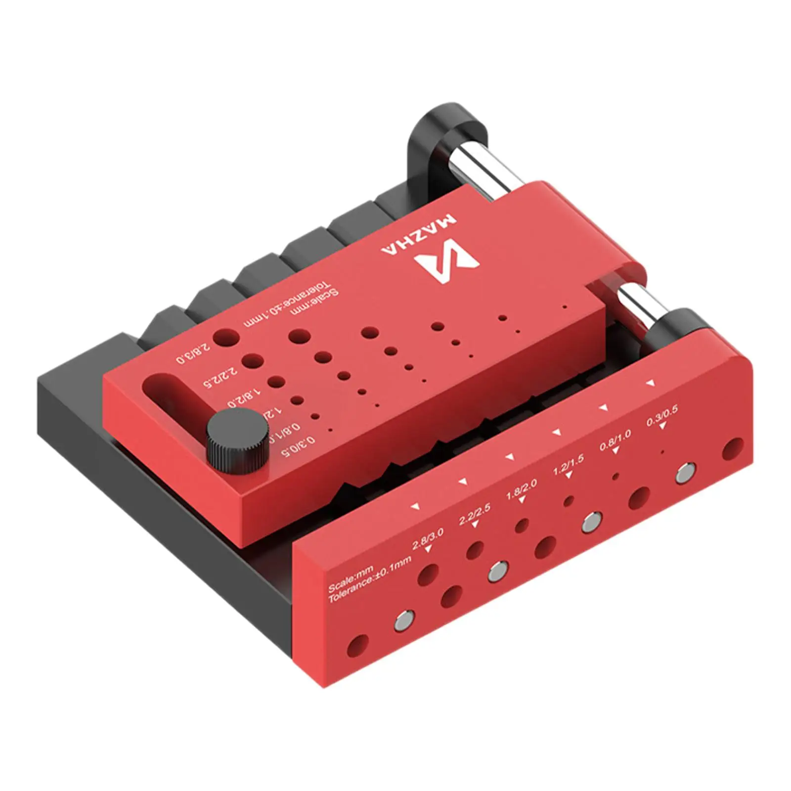 

Doweling Jig Kit Self Centering Metal Power Tool Accessory Portable High Precision Handheld Positioning Borehole Positioner