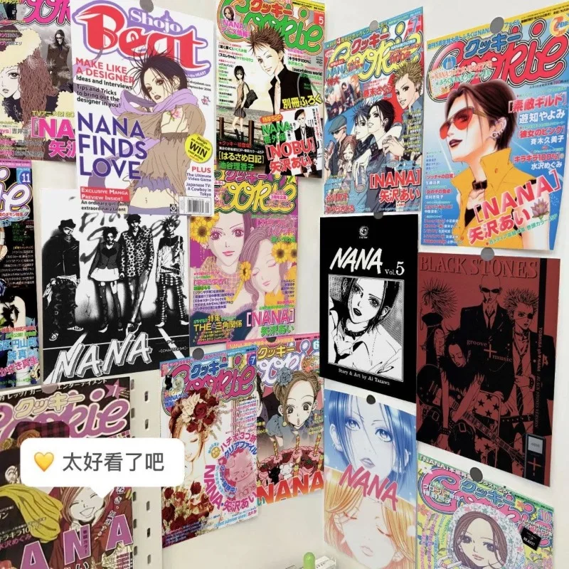 

New NANA Anime Merchandise Poster Wall Sticker Postcard Card Wall Decoration Anime Photo Background Fashion Cool Gifts