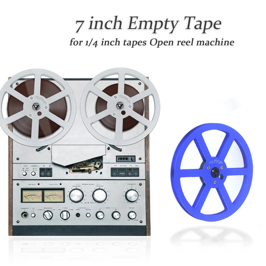 Strong And Durable 7 Inch Empty Metal Reel For Reel To Reel Tape Open Reel Recorder Parts Tape Reel