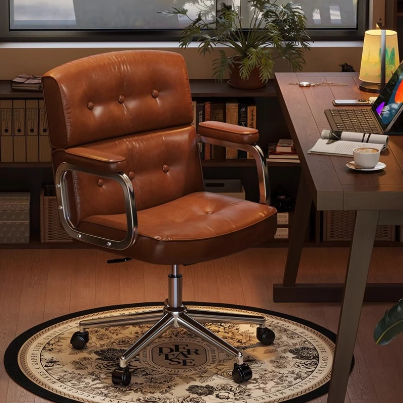 

Armrests Executive Office Chair Modern Back Support Comfy Swivel Office Chair Mobile Ergonomic Sillas De Escritorio Furniture