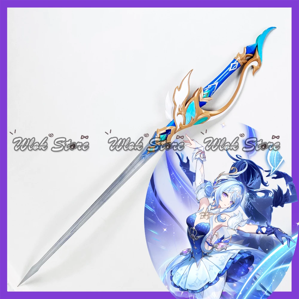 Genshin Impact Snezhnaya Odette Cosplay 110cm Long Sword 3D Printed Props Halloween Carnival Party Role Play Accessories