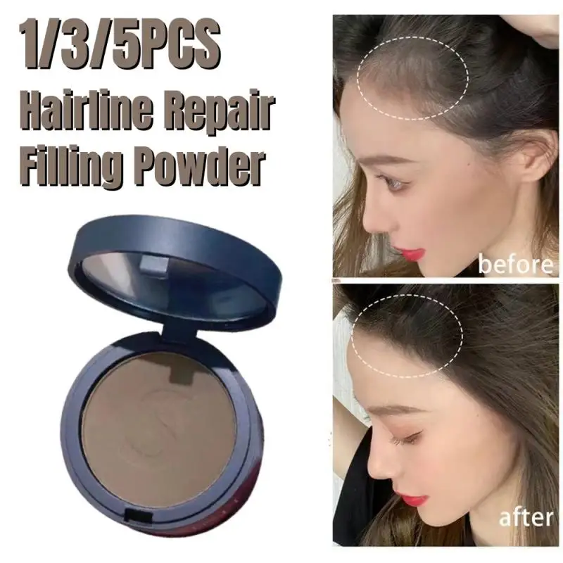 Hairline Repair Filling Powder With Puff Sevich Fluffy Thin Powder Pang Line Shadow Powder Forehead Hair Makeup Concealer