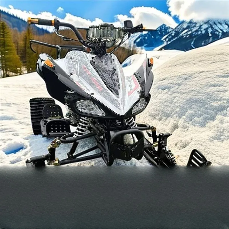 

Snowy Beach Motorcycle All Terrain Snowy Land Dual Use Four Wheel Mountain ATV Small Mars Sled Board