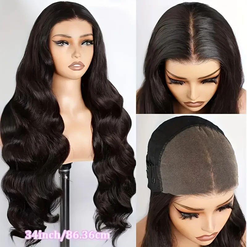 13x6 Body Wave Lace Front Wigs Human Hair 200 Density HD Transparent Lace Front Wigs for Black Women Body Wave Lace Front Wigs Pre Plucked 13X4 Lace Front Wigs Human Hair view 4