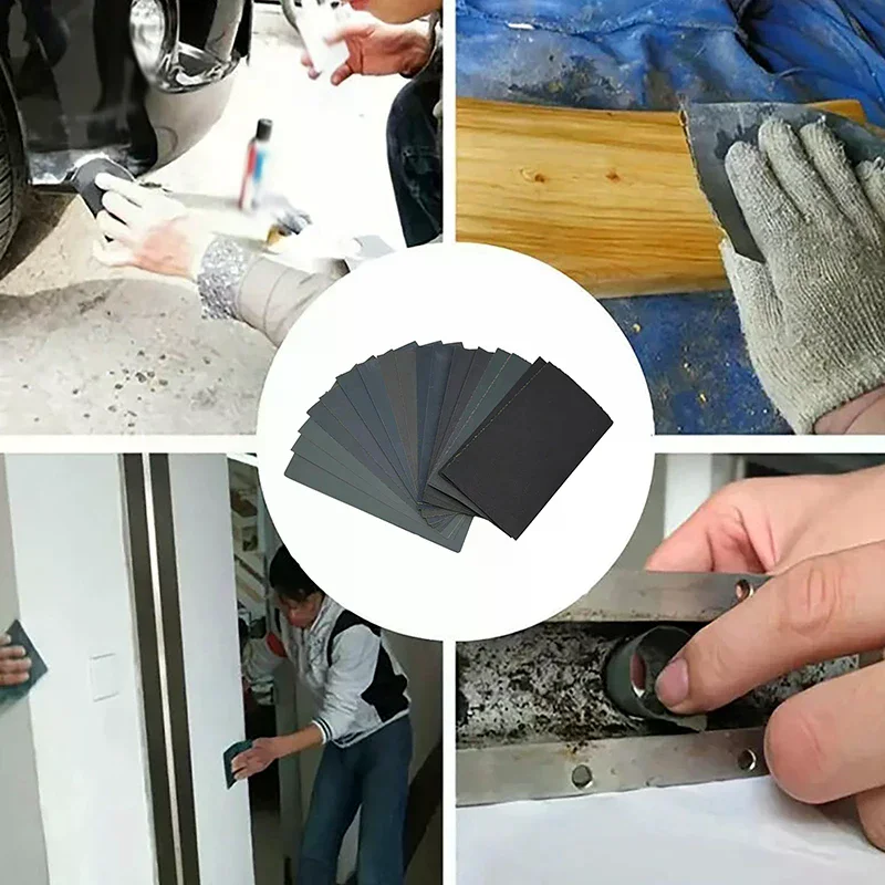 

Набор абразивных наждачных бумаг для влажной/сухой шлифовки, 15/18 шт., зернистость 400/600/800/1000/1200/1500/2000/2500/3000