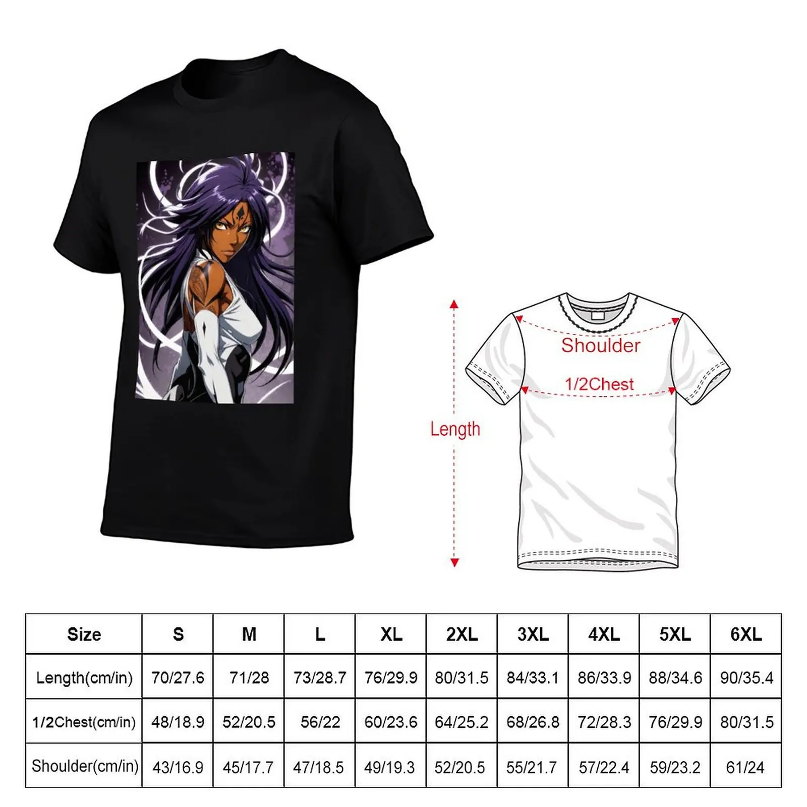 Yoruichi Hot T-Shirt baggy shirts oversized graphic tee aesthetic clothes plus size men clothing