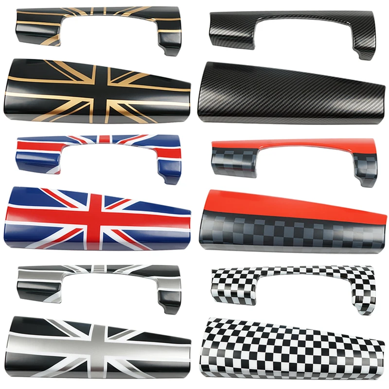 For Mini Cooper One S JCW F55 F56 F57 Union Jack Car Dashboard Trim Panel Cover Sticker Case Interior Car-Styling Case Accessory