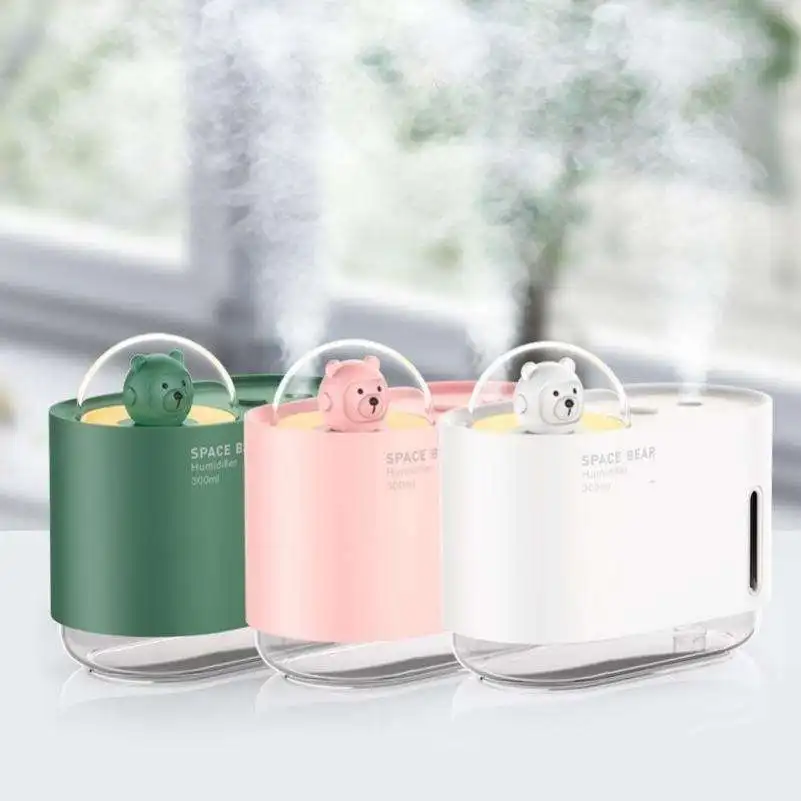 

300ML Ultrasonic Air Humidifier Romantic Light USB smart Essential Oil Diffuser wall hanging Aroma Anion Atomizer