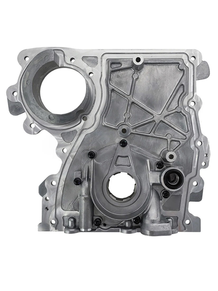 

High Quality For Chevrolet GMC Canyon Buick Isuzu 12601932 1268565 Engine Timing Chain Cover w/ Oil Pump
