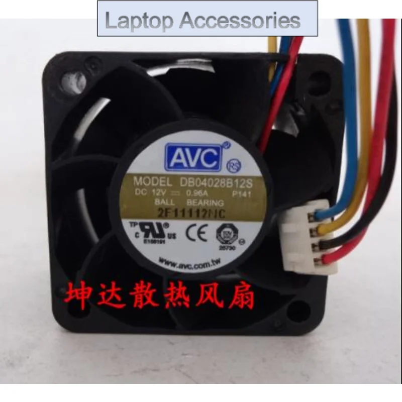 F New CPU Cooling Fan For AVC DB04028B12S 12V 0.96A 4CM PWM Violent Fan 4028 40*40*28mm