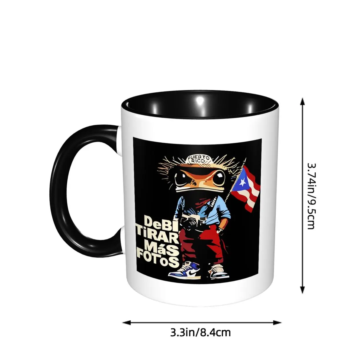 Bad Bunny DTMF Debi Tirar Mas Fotos Mug Funny Ceramic Coffee Cups Tea Mugs Milk Cup Drinkware Gifts for Friends