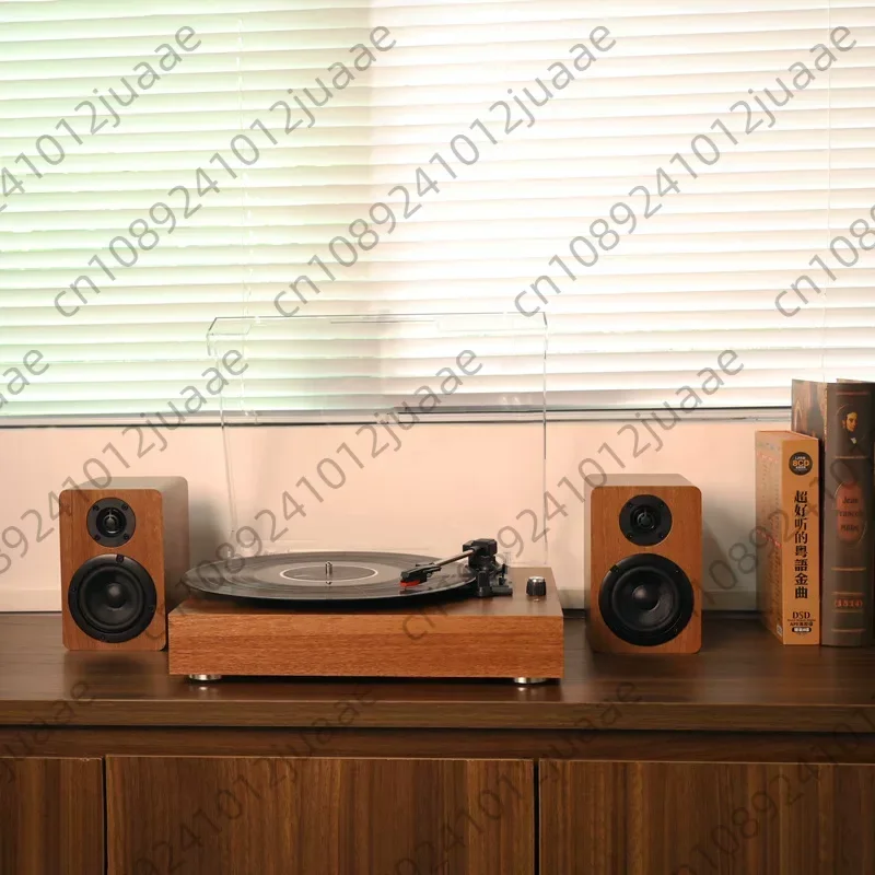 Household Creative Vinyl Record Player Retro Phonograph Split Bluetooth Speaker Home Gift Living Room Decoration