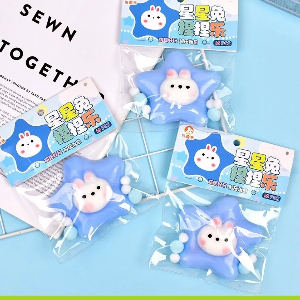 New Rabbit Star Series Fidget Sensory Toy Slow Rebound Stress Relief Slow Rebound Toy Soft Maltose Soft Toy For Novelty Gift