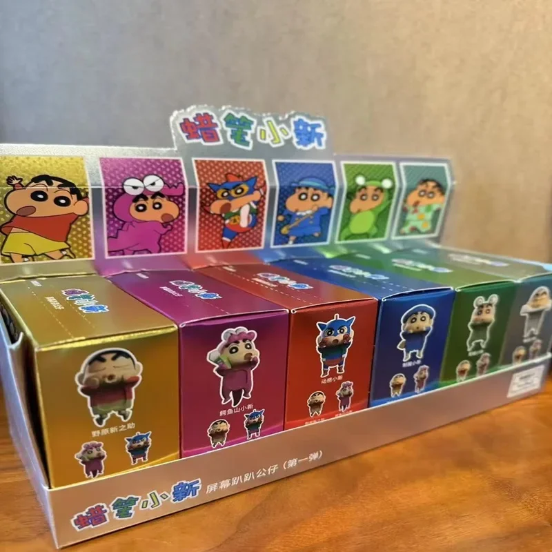 

Оригинальные игрушки-сюрпризы Kucikuji Crayon Shin Chan: милые фигурки, аниме-модели, украшения для телефона, компьютера и автомобиля