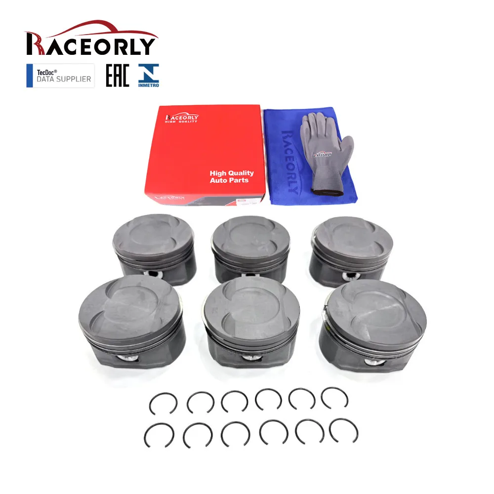 

Комплект кованых поршней и колец RACEORLY для VW Porsche Audi S4 B9 S5 A6 A7 Q7 3.0 EA839