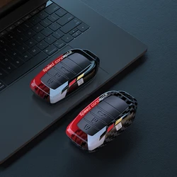Graffiti Car Key Case Cover For Toyota Corolla Land Cruiser Prado Crown Yaris Sienna Alphard Cross Hilux Fortuner Camry