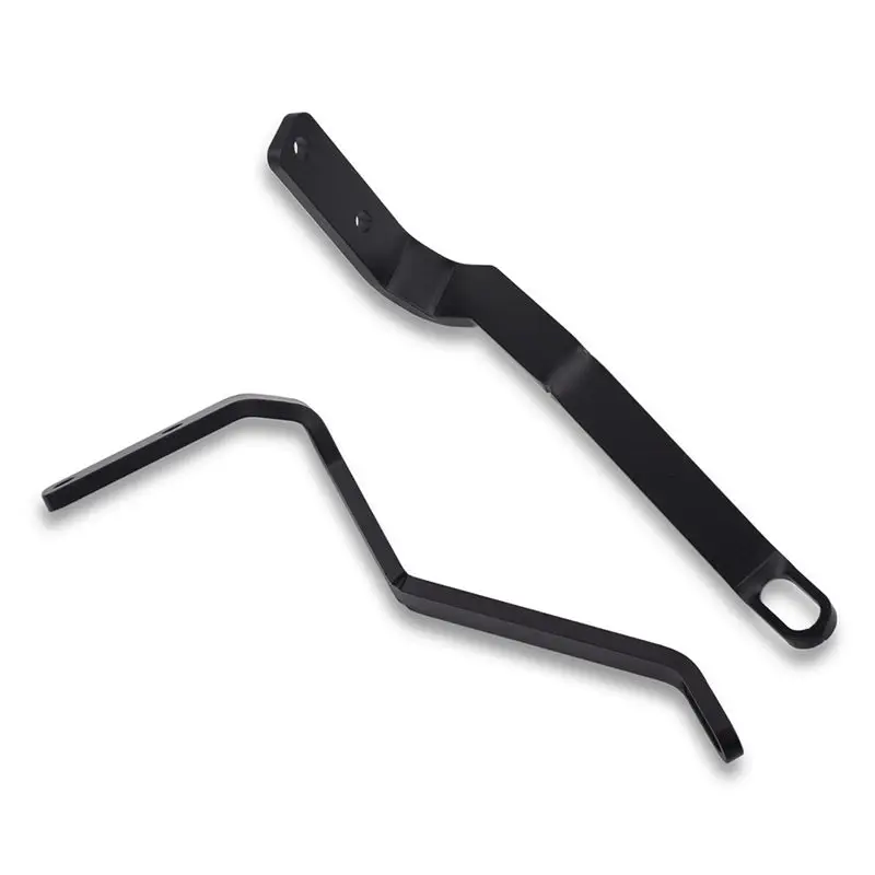 A65P-Motorcycle Rearview Mirror Down Bracket Move Down Rear View Side Mirror Bracket For Kawasaki Eliminator 400 450 500