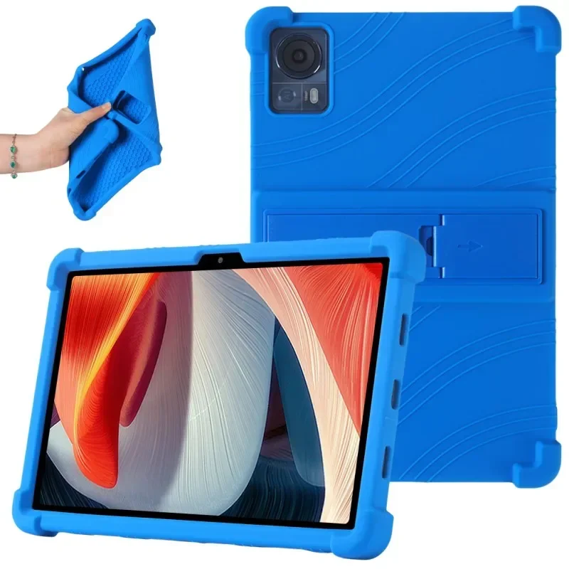 Cornors Siliconen Hoes Met Standaard Voor Doogee T 20S T20 Hoesje 10.4 "Tablet Pc Zachte Schokbestendige Beschermer Funda 4 Dikker