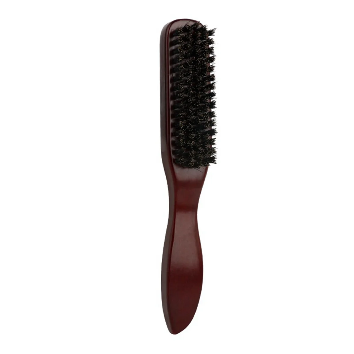 Brush for Smoothing Hair, Boar Hair Brush,for Women and Men Hair Brush Barber Beard Brush Dark Red