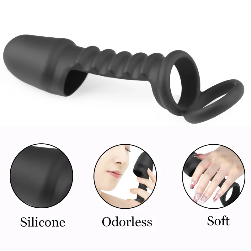 Penis Enlargement Sleeve Penis Ring Realistic Condom Bigger Male Scrotum Reusable Cock Ring Girth Enhancer Sex Toy For Men Coupl