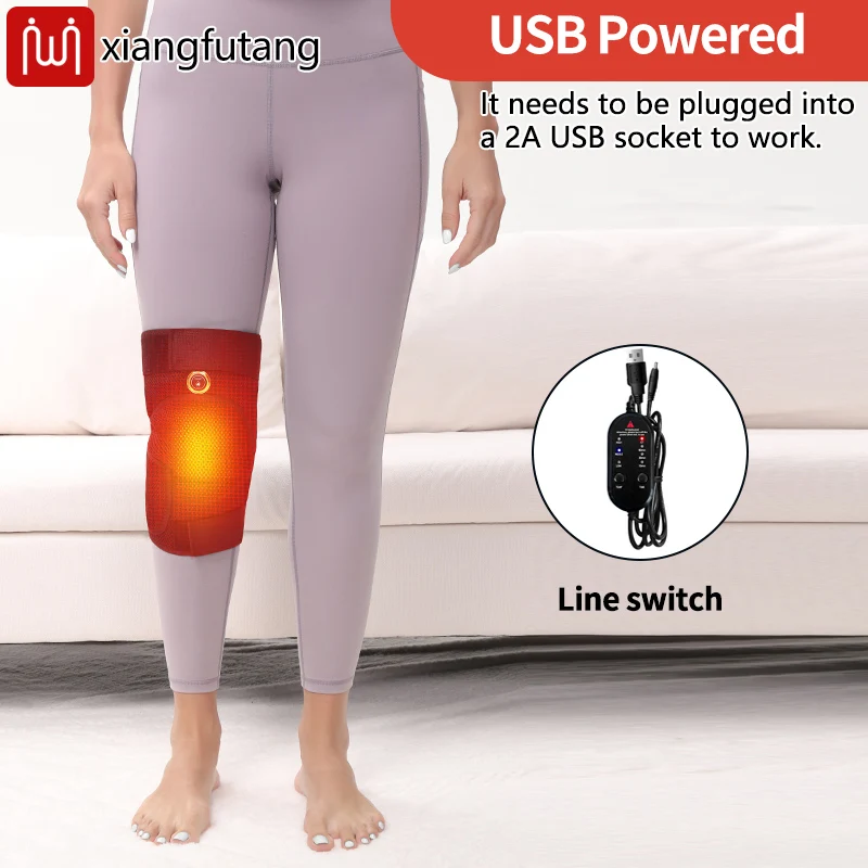 Il massaggiatore per ginocchio riscaldato con strato d'aria allevia la rigidità nelle articolazioni delle gambe, promuove la circolazione sanguigna e mantiene le gambe calde