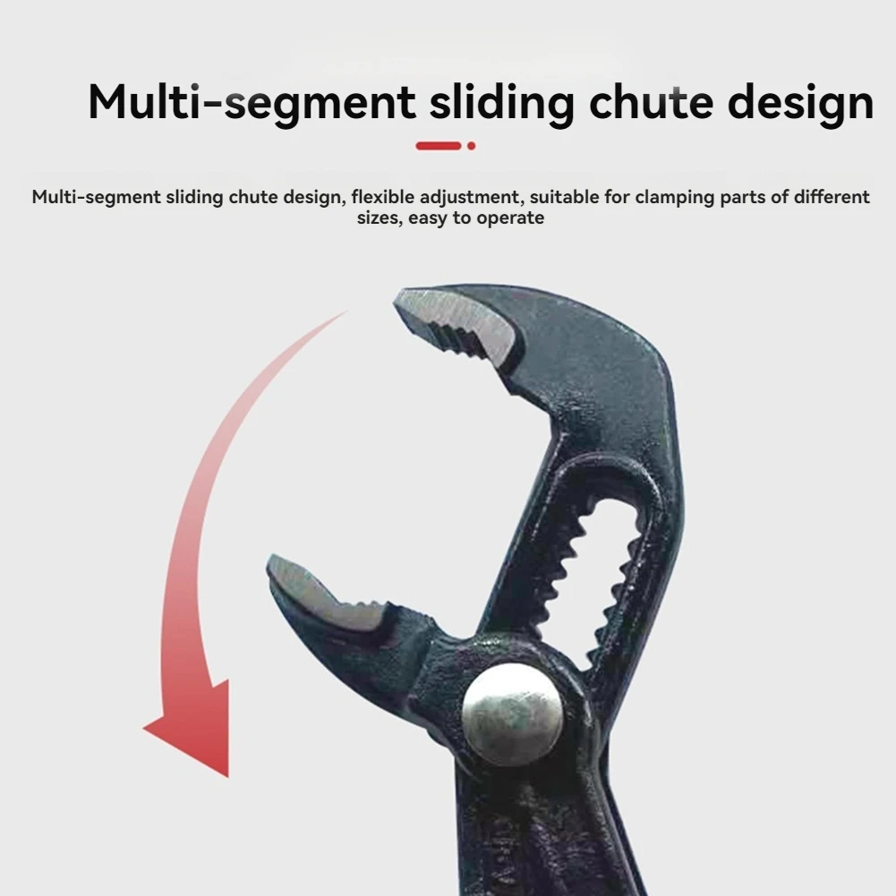 

ABGH-3PCS 7/10/12 In Water Pump Pliers Multifunctional Universal Plumbing Pliers Adjustable Open Pipe Pliers Maintenance Tool