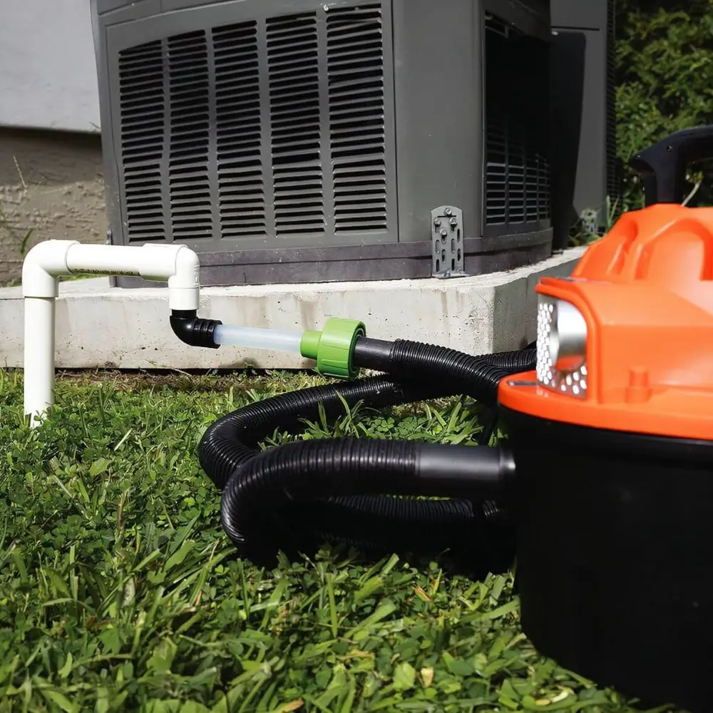 For JELIBO HVAC Pipe Maintenance Adapter Air Conditioner Condensate Drain Cleaning Tool System Blockage Removal Repair