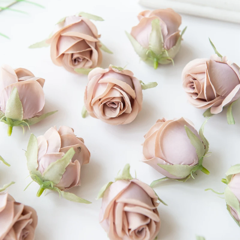 Rosenkopf-Seidenblumen für Heimdekoration, Vasen, Hochzeitsdekoration, Bastelbedarf, DIY-Valentinstag-Girlanden-Zubehör, Blumenwand – Detail 10