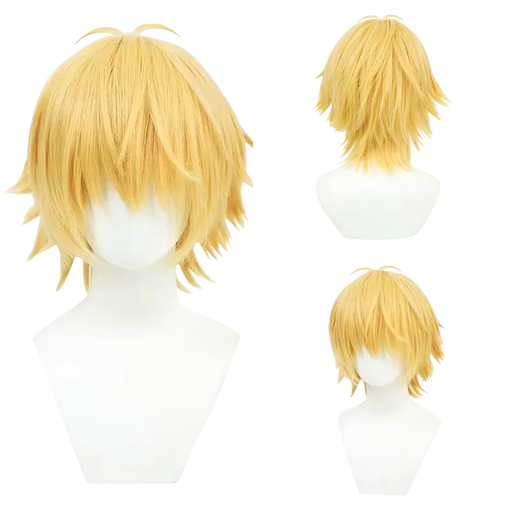 

Anime Chainsaw Man Denji/Reze Cosplay Synthetic Short Hair Unisex Suitable for Halloween Party Role Play Heat Resistant Wig