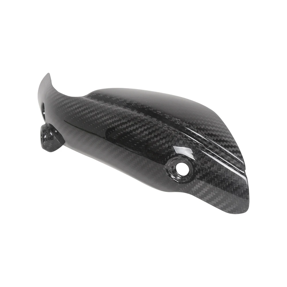 Motorcycle Carbon Fiber Exhaust Cover Heat Shield Fairing Guard For YAMAHA YZF R1 2009 2010 2011 2012 2013 2014