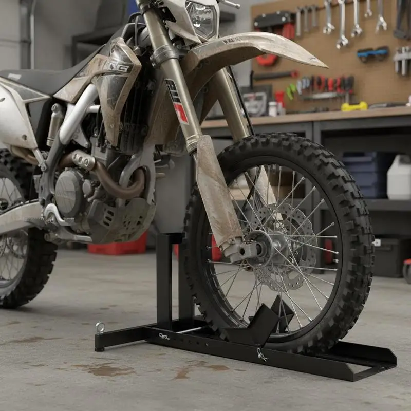 Cale de roue avant moto réglable 381-558,8mm, pneu 76,2-203,2mm, charge 816,5kg, support atelier moto, livraison entrepôt local