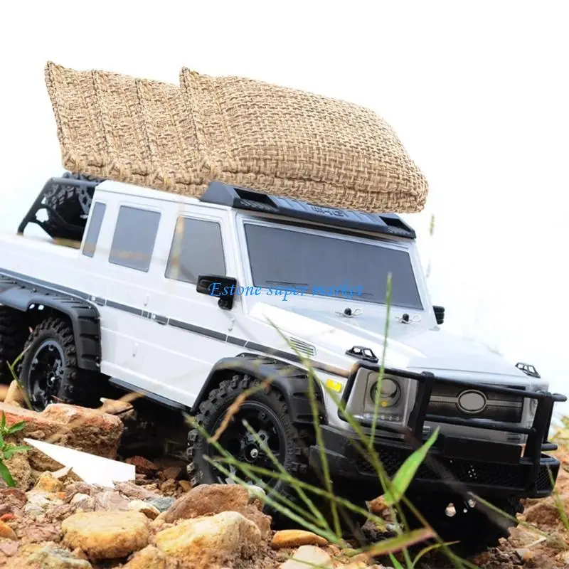 

090B RC Car Sandbags Simulated Decorations Accessories Scene Making Ornament