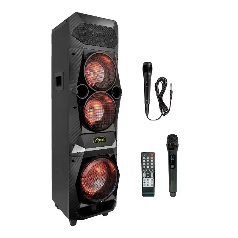 2*6"+8" inch Party box trolley draagbare buitenluidsprekers