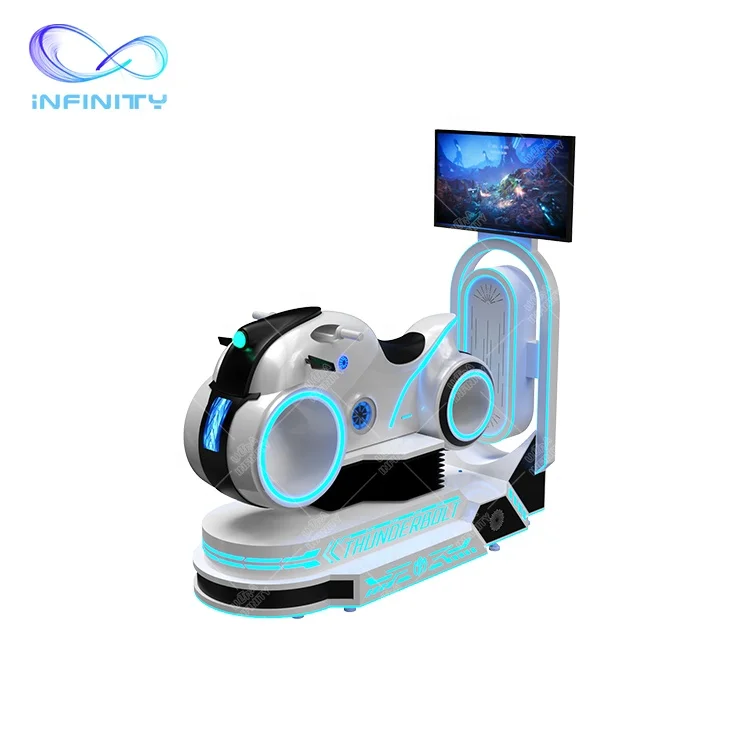 Vr Arcade Game 9d Vr Racing Motorbike Virtual Reality Cockpit Motorcycle Driving Simulator Racing Car For Amusement Park