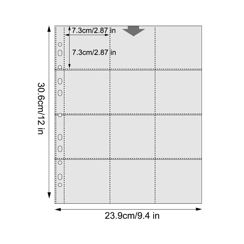 mini binder trading card pages Card Binder Small Card Album with PP Waterproof Pages 4 Pockets Tradin –  Toytooth main image 0
