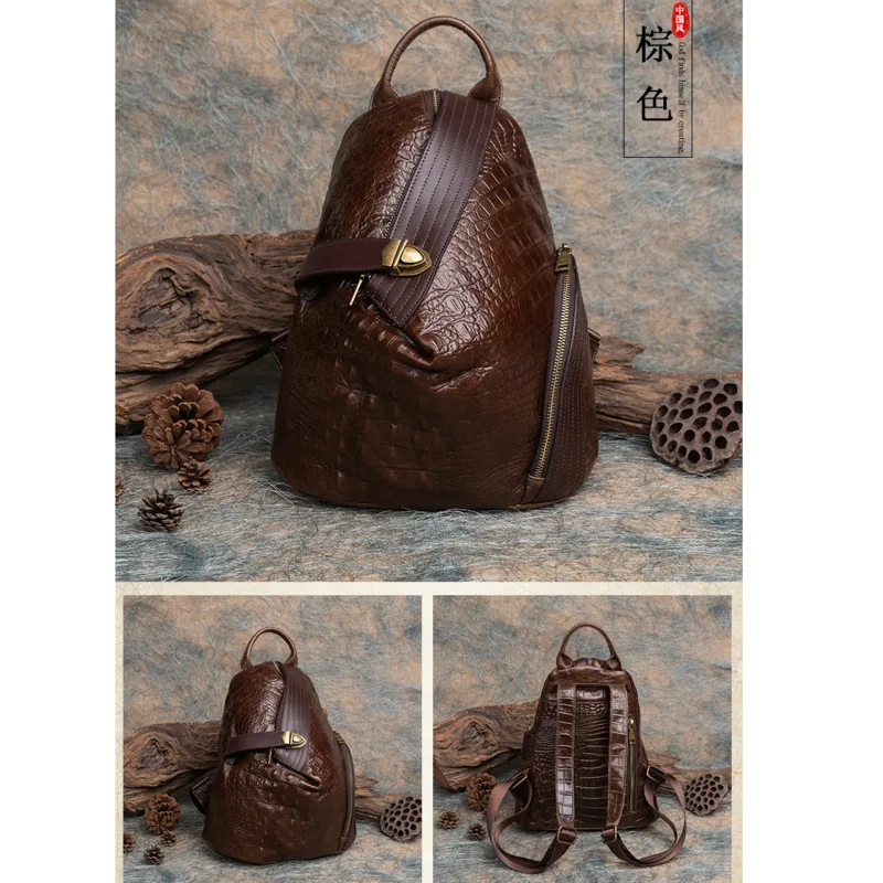 MOTAORA-mochila Vintage de cuero genuino para mujer, bolso de viaje hecho a mano de piel de vaca, bolsos de diseñador de lujo, novedad de 2024