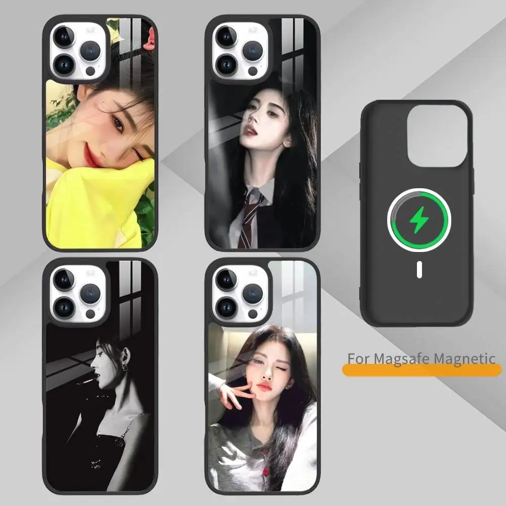 

Ju Jingyi Y- Kiku Phone Case For iPhone17,16,15,14,13 Plus,Pro Max Magnetic For Magsafe Wireless Charging