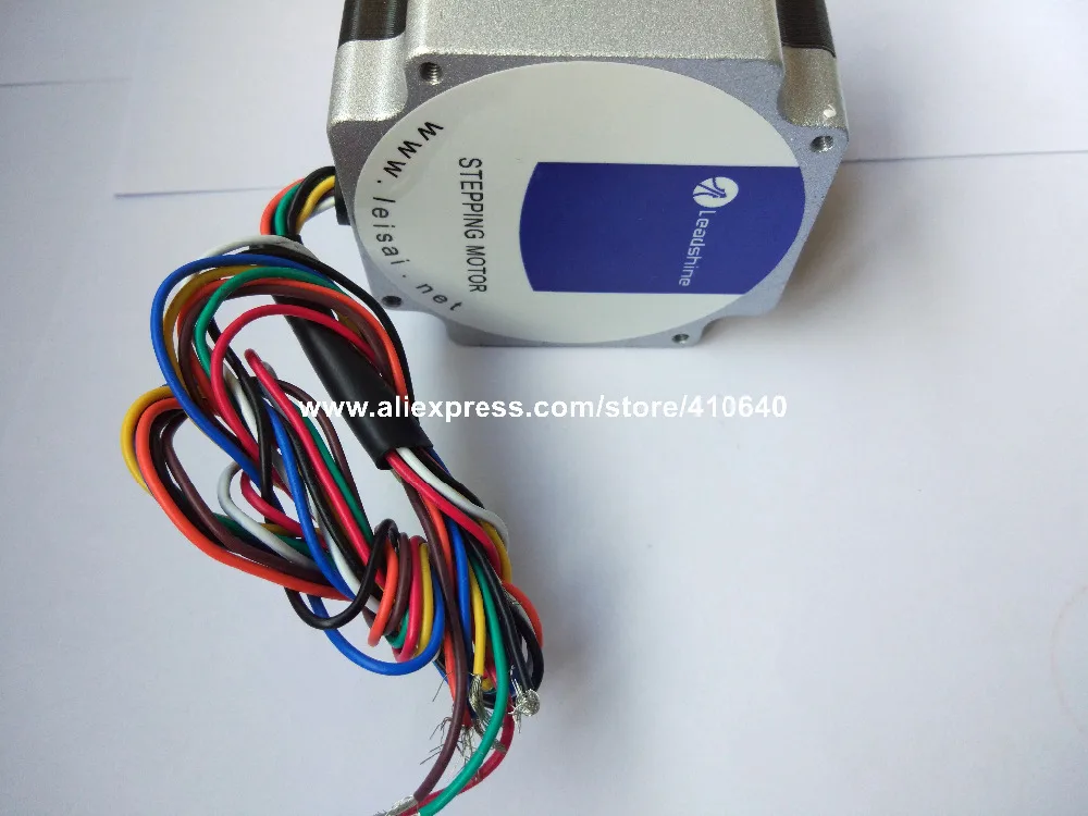 

Free Shipping GENUINE Leadshine 573S05 3 Phase Hybrid Stepper Motor with 0.45 N.m 5.2 A length 42mm shaft 6.35 mm