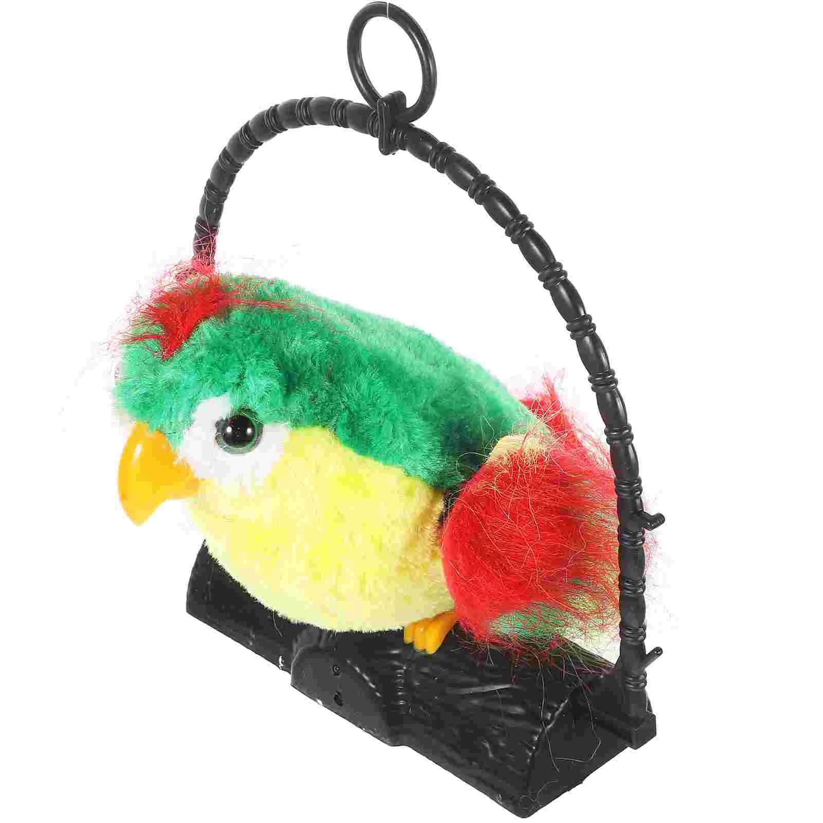 

Recording Parrot Toy Hanging Bird Household Learning Good Helper Plush Kids Talking Child Electric